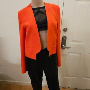 **Vibrant Orange Women's Blazer**